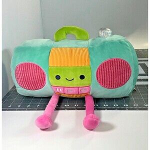 Holiday Home 14" Retro Buddies Colorful Boombox Plush Toy